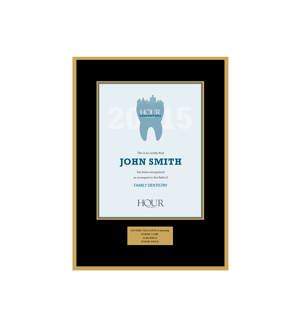 Hour Detroit 2015 Top Dentists