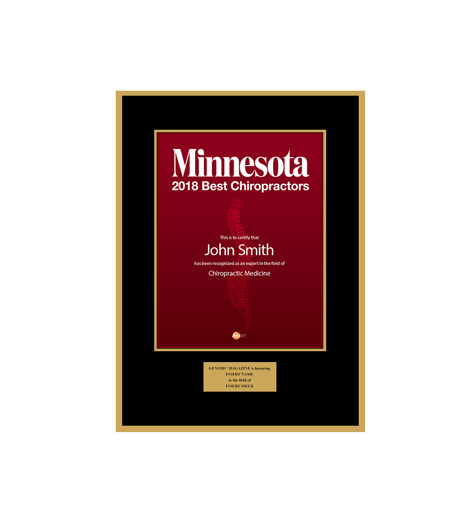 Minnesota Monthly 2018 Best Chiropractors