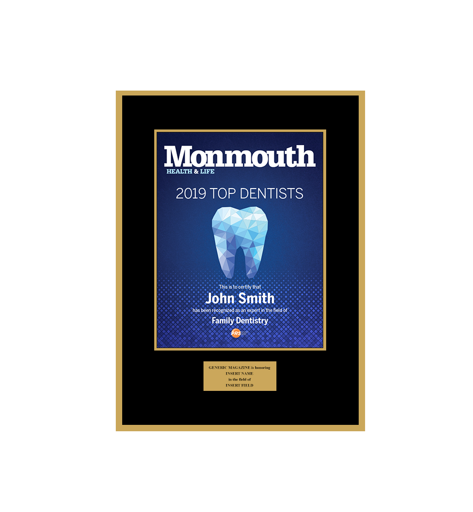 Monmouth Health & Life 2019 Top Dentists