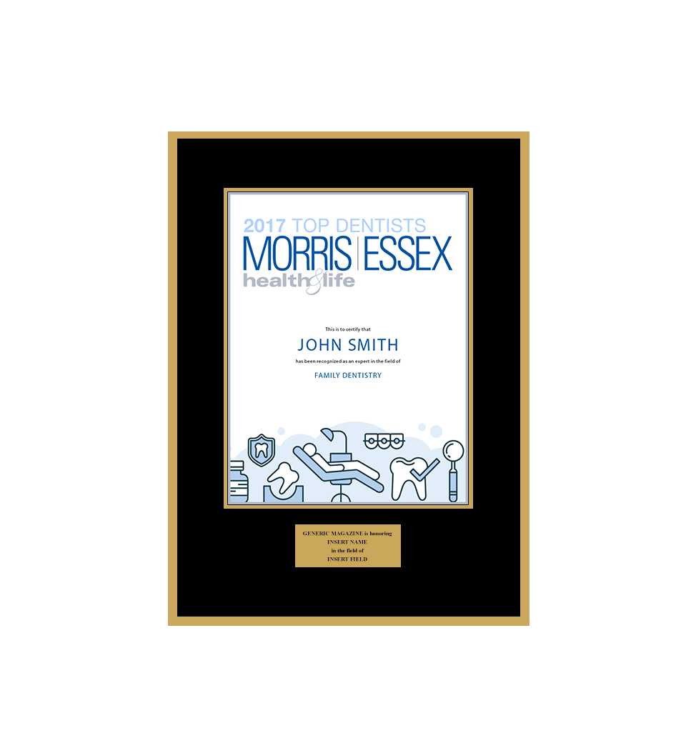 Morris/Essex Health & Life 2017 Top Dentists