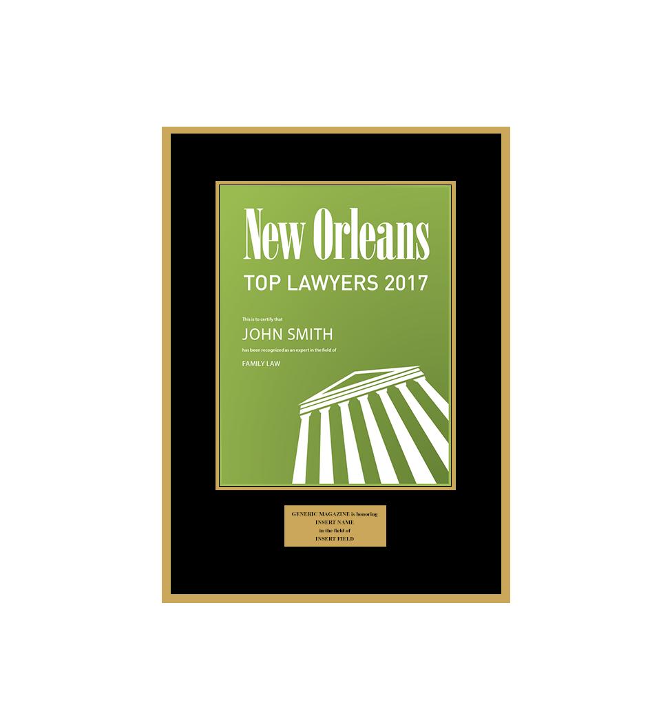 New Orleans Magazine 2017 Top Lawyers
