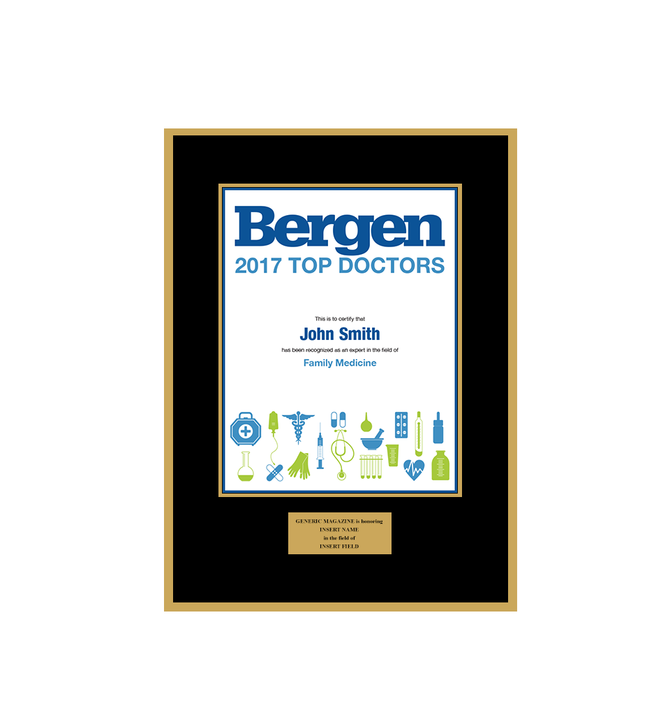 Bergen Magazine 2017 Top Doctors