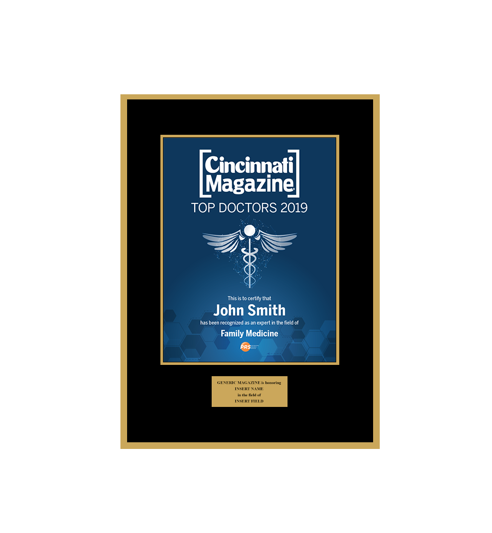 Cincinnati Magazine 2019 Top Doctors