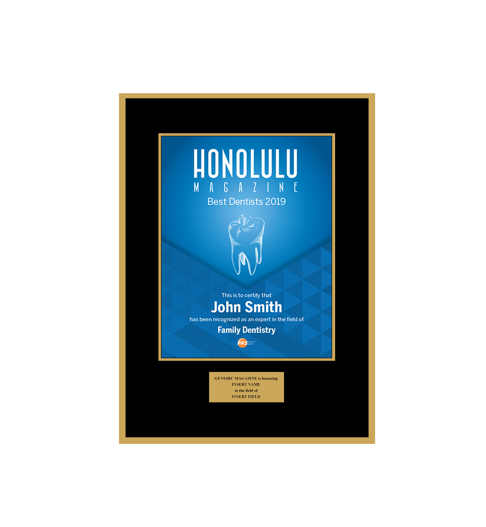 Honolulu Magazine 2019 Best Dentists
